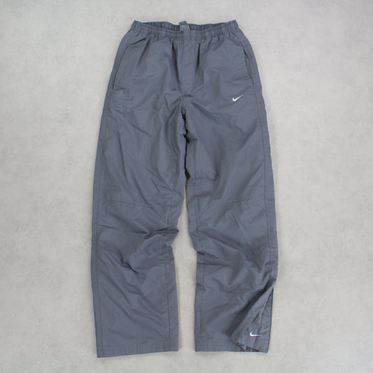 RARE 00s Nike Trackpants Grey - (S)