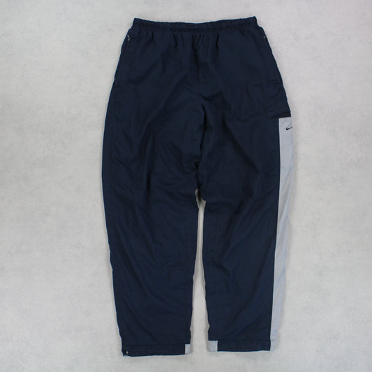 RARE 00s Nike Trackpants Navy - (L)