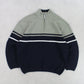 RARE 90s Lacoste 1/4 Zip Jumper - (L)