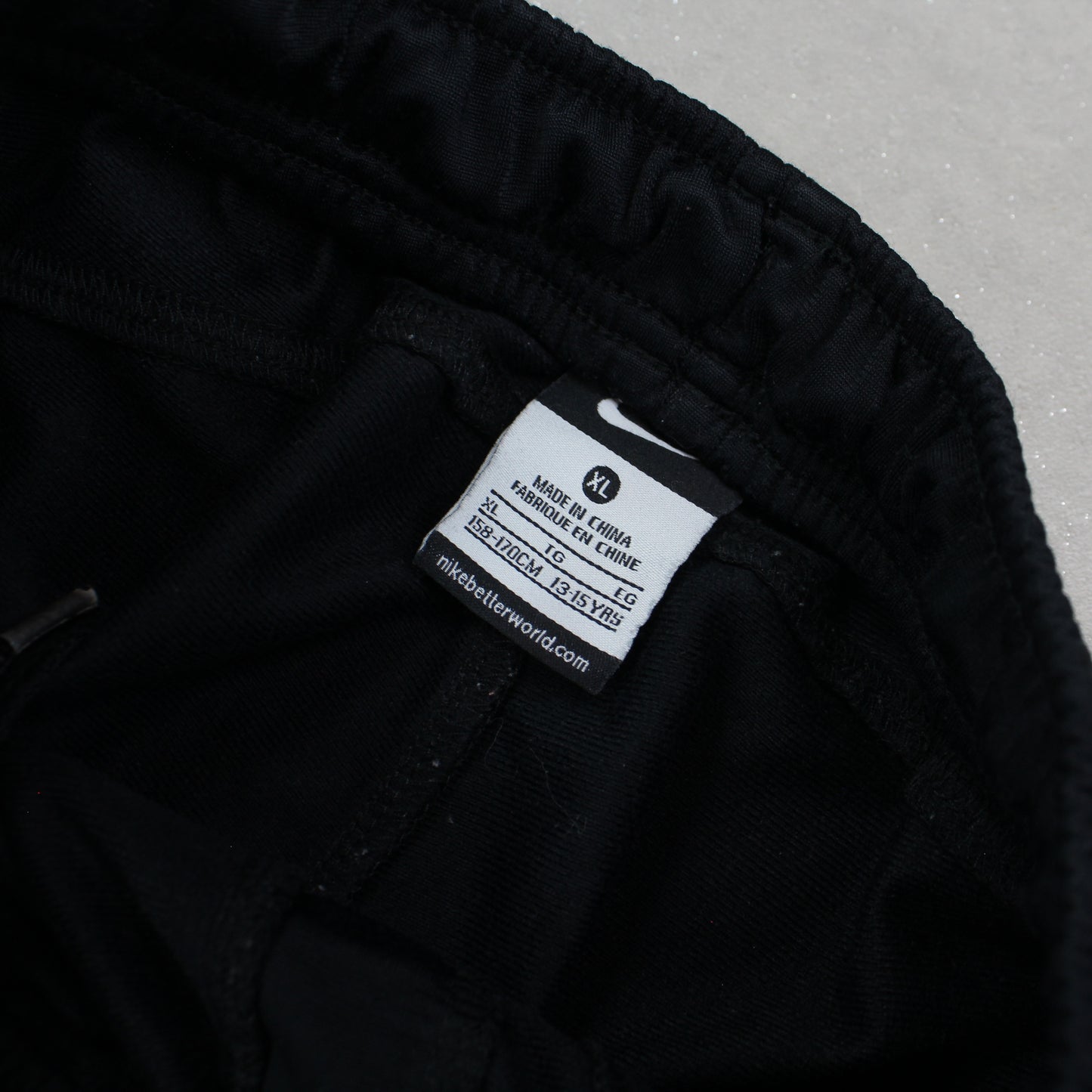 RARE 00s Nike Trackpants Black - (XS)
