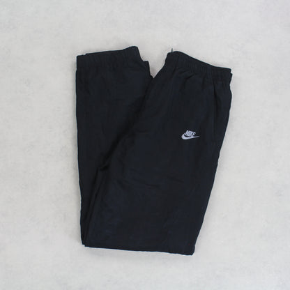 RARE Vintage 00s Nike Air Trackpants Black - (S)