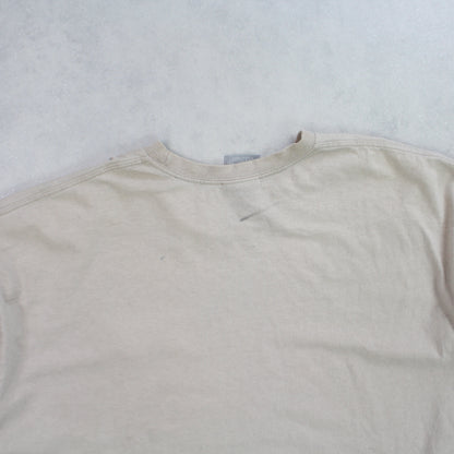 RARE Vintage Nike T-Shirt Beige - (XXL)