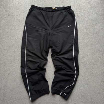 RARE 2000s Nike Trackpants Black - (XL)