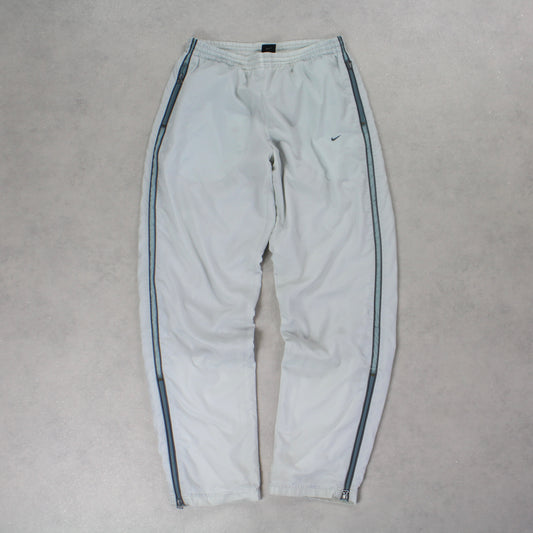 RARE 2000s Nike Trackpants Grey - (S)