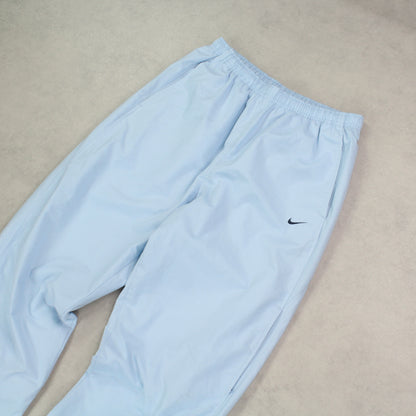 SUPER RARE 00s Nike Trackpants Blue - (M)