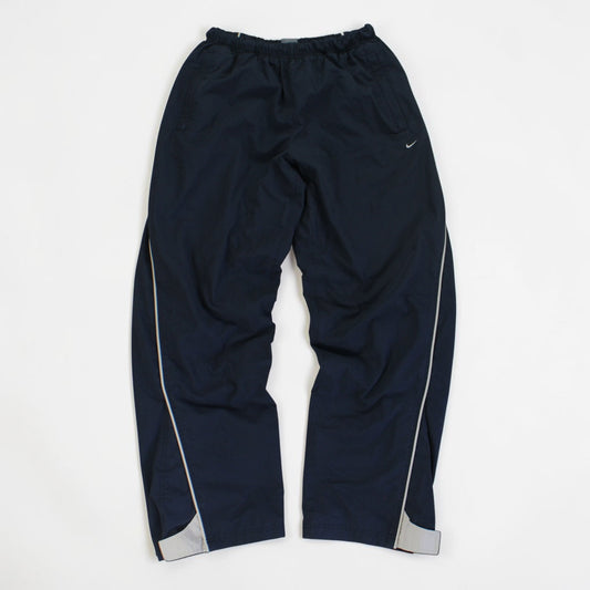 RARE 2000s Baggy Nike Trackpants Navy - (L)