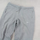 RARE 00s Nike Baggy Joggers Grey - (M)