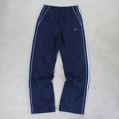 RARE 2000s Nike Trackpants Navy - (S)