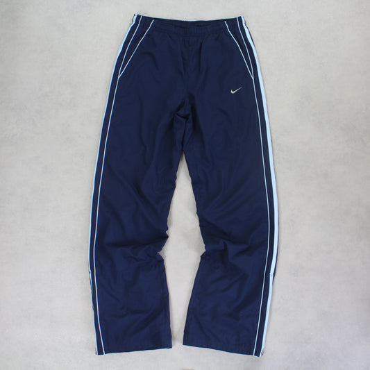 RARE 2000s Nike Trackpants Navy - (S)