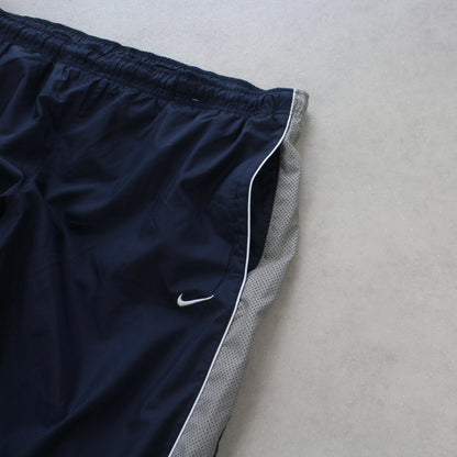 SELTENE Baggy-Trainingshose von Nike aus den 2000ern, Marineblau – (L)