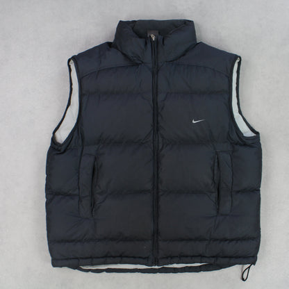 RARE 00s Nike Gilet Grey - (L)