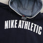 RARE Vintage 1990s Nike Spell Out Hoodie Navy - (XL)