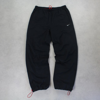 RARE 2000s Nike Trackpants Black - (M)