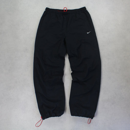 RARE 2000s Nike Trackpants Black - (M)