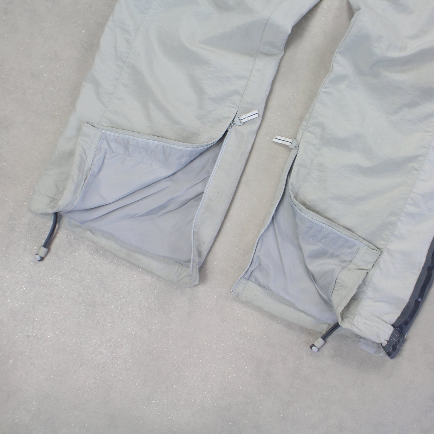 RARE 2000s Nike Hex Trackpants Grey - (L)