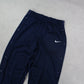 RARE 90s Nike Trackpants Navy - (S)