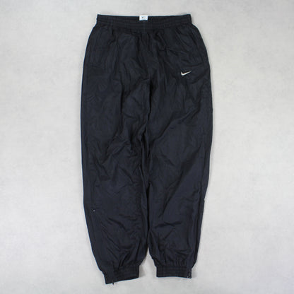 RARE Vintage 90s Nike Trackpants Black - (M)