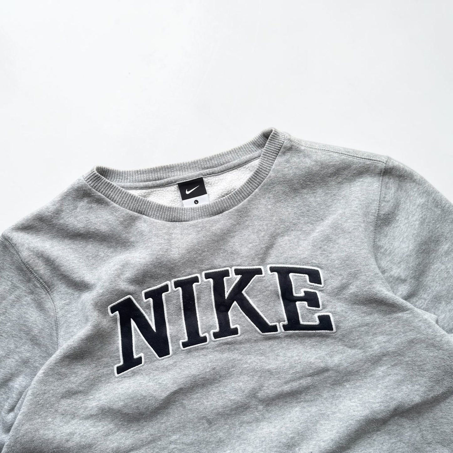 RARE 2000s Nike Sweatshirt Grey - (L)