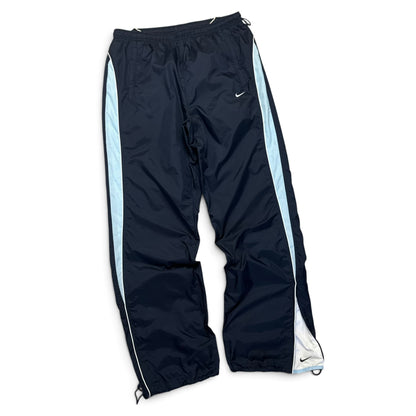 SUPER RARE 2000s Nike Trackpants Navy *PREMIUM* - (L)