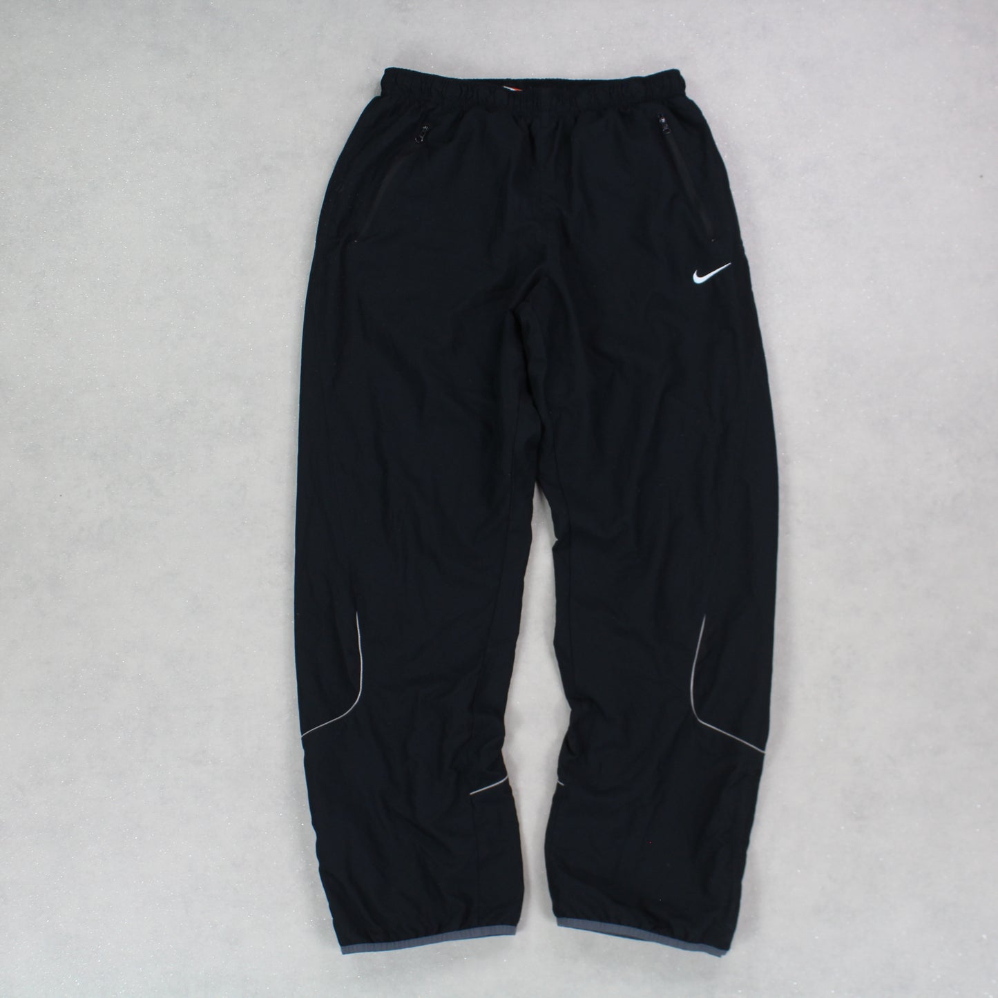 RARE 00s Nike Trackpants Black - (M)