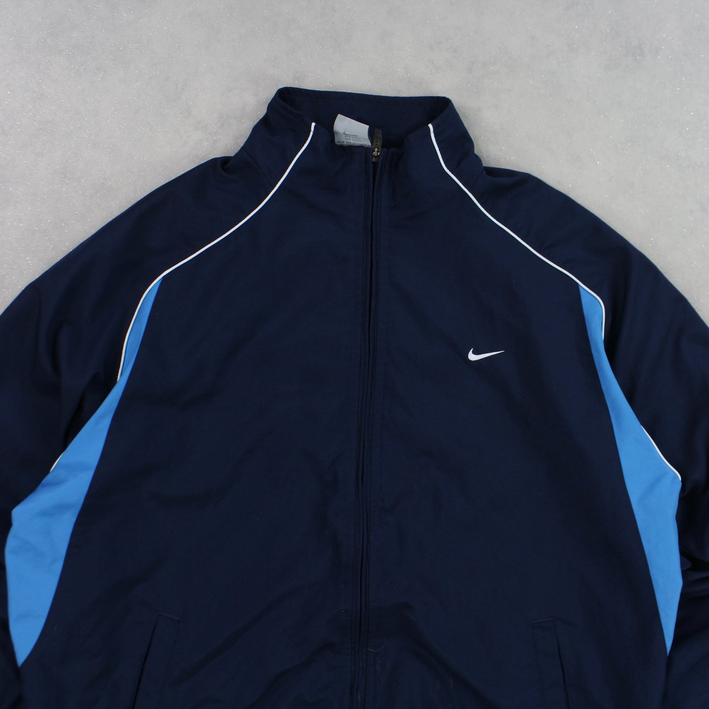 RARE 00s Nike Track Jacket Navy - (M)