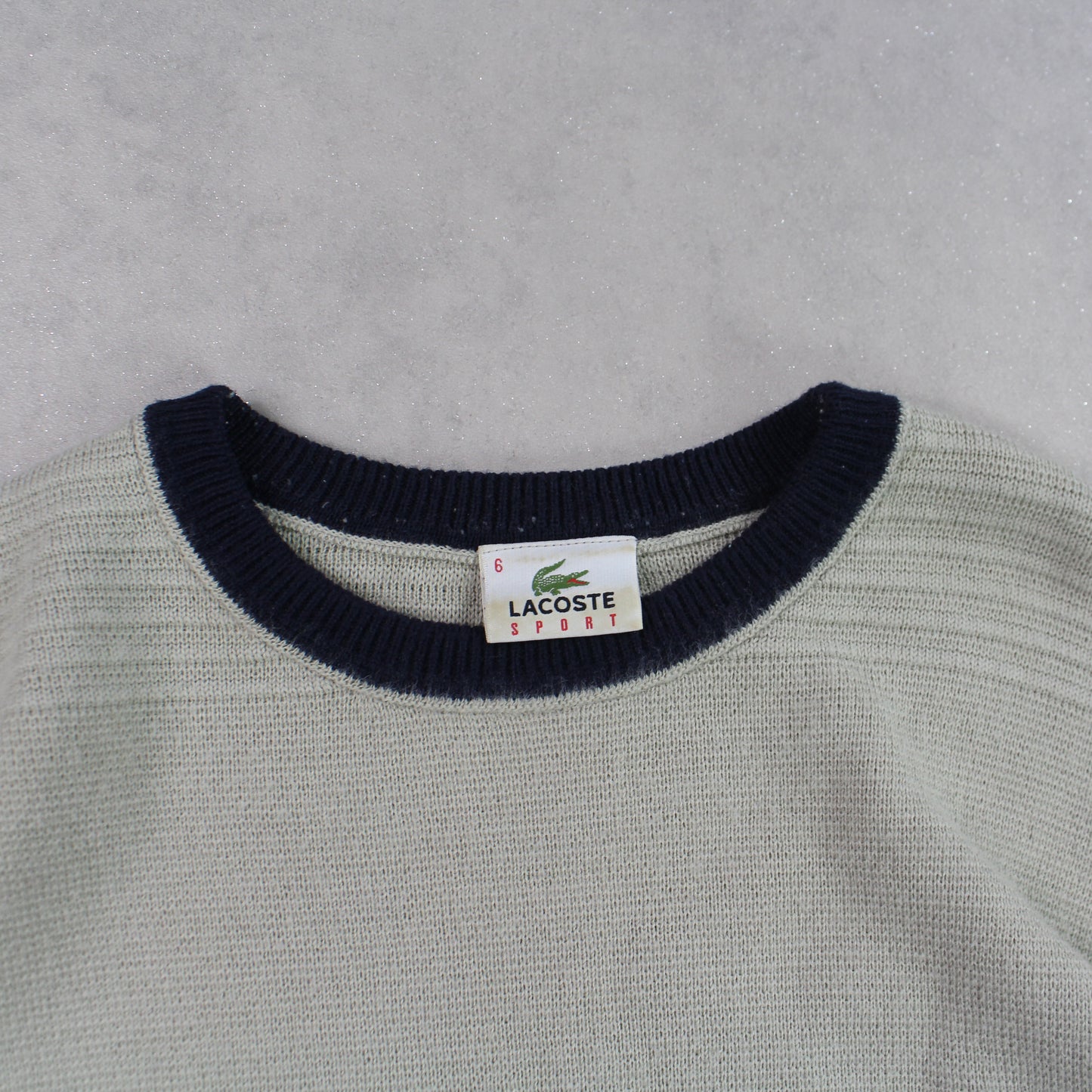 RARE 90s Lacoste Jumper Navy  - (L)