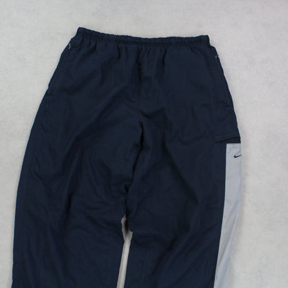 RARE 00s Nike Trackpants Navy - (L)