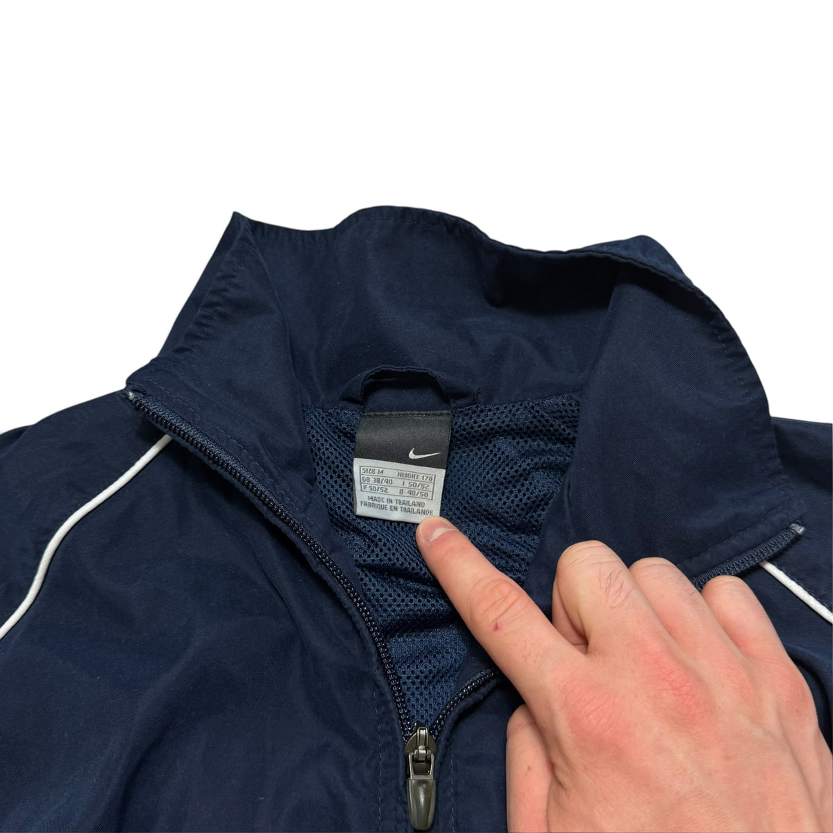 2000s Nike Track Jacket Navy - (M)