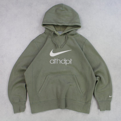 RARE 2000s Nike Hoodie Green - (L)