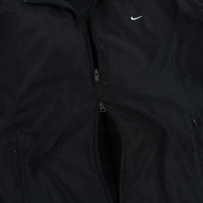 RARE 00s Nike Track Jacket Black - (XL)