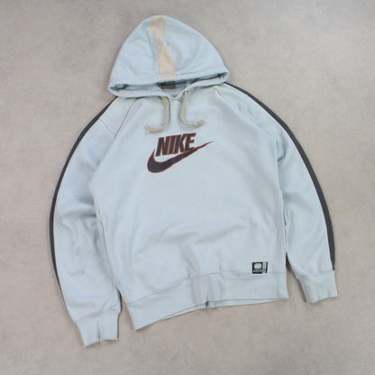 RARE 00s Nike Hoodie Light Blue - (S)