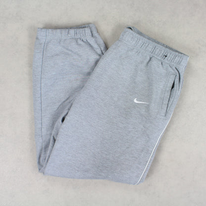 RARE Vintage 00s Nike Air Max Joggers Grey - (XL)