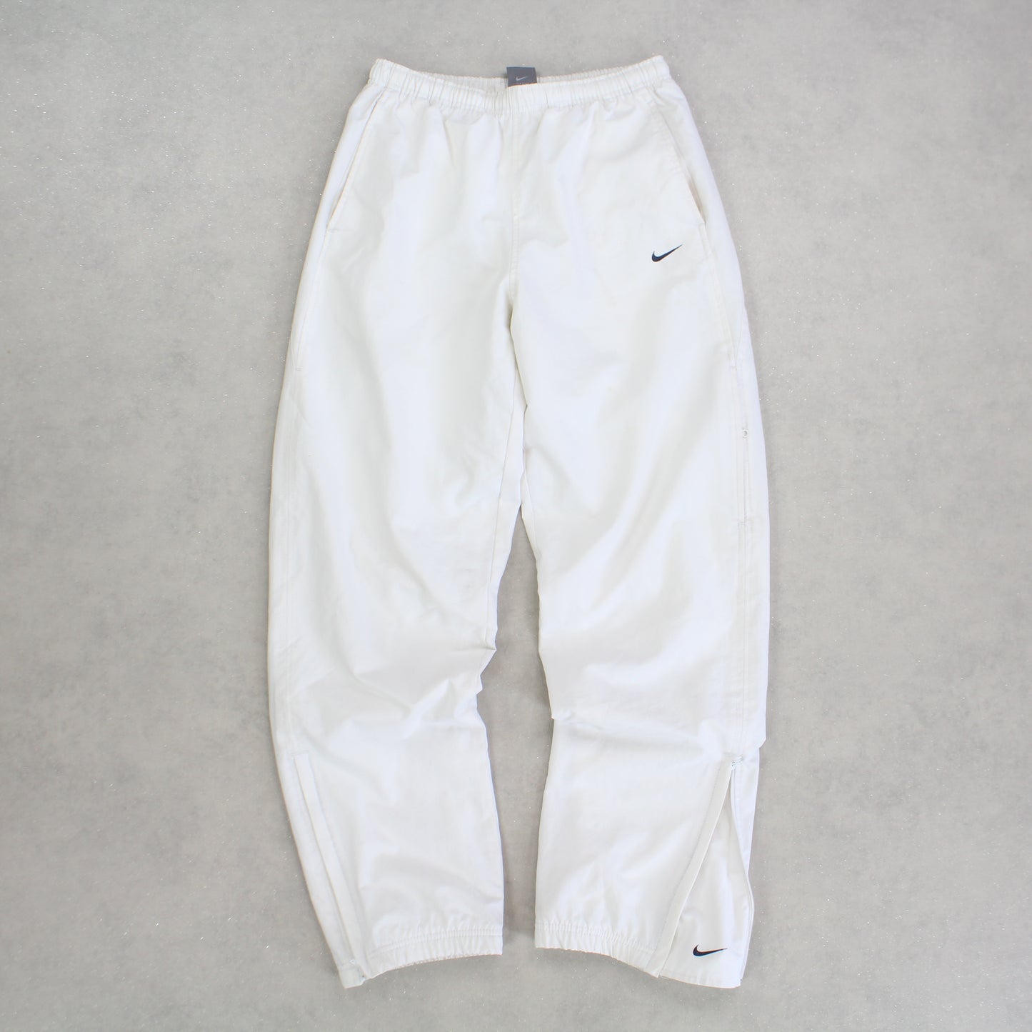 RARE 2000s Nike Trackpants White - (S)