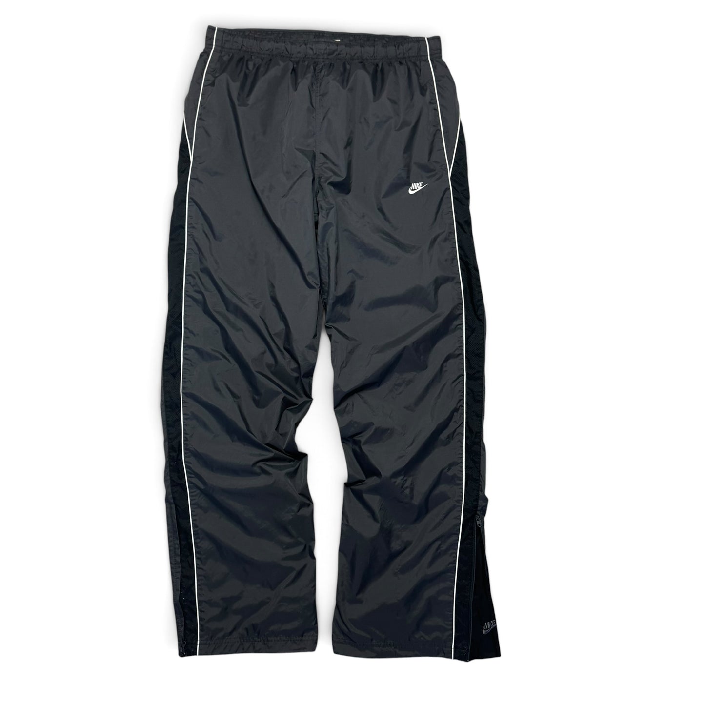 SUPER RARE 2000s Baggy Nike Trackpants Grey *PREMIUM* - (L)