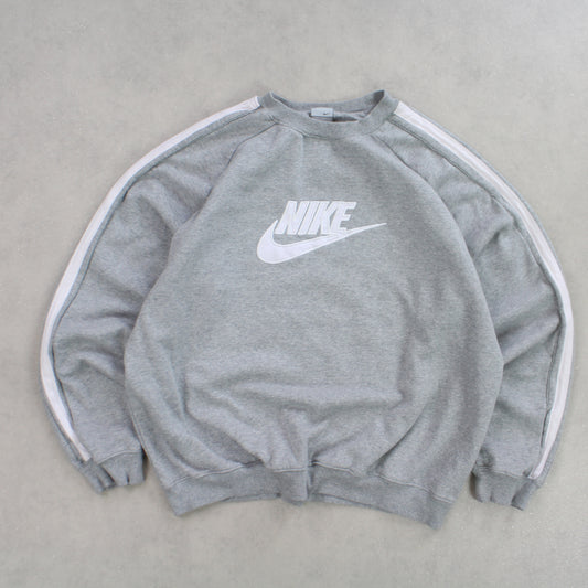 RARE 2000s Nike Sweatshirt Grey - (M)