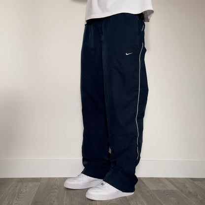 RARE 2000s Nike Trackpants Navy - (M)