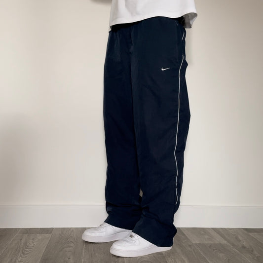 RARE 2000s Nike Trackpants Navy - (M)
