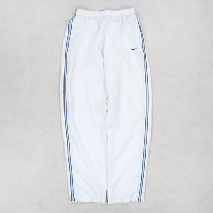 RARE Vintage 00s Nike Trackpants White - (S)