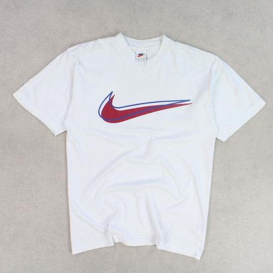 RARE 90s Nike T-Shirt White - (S)