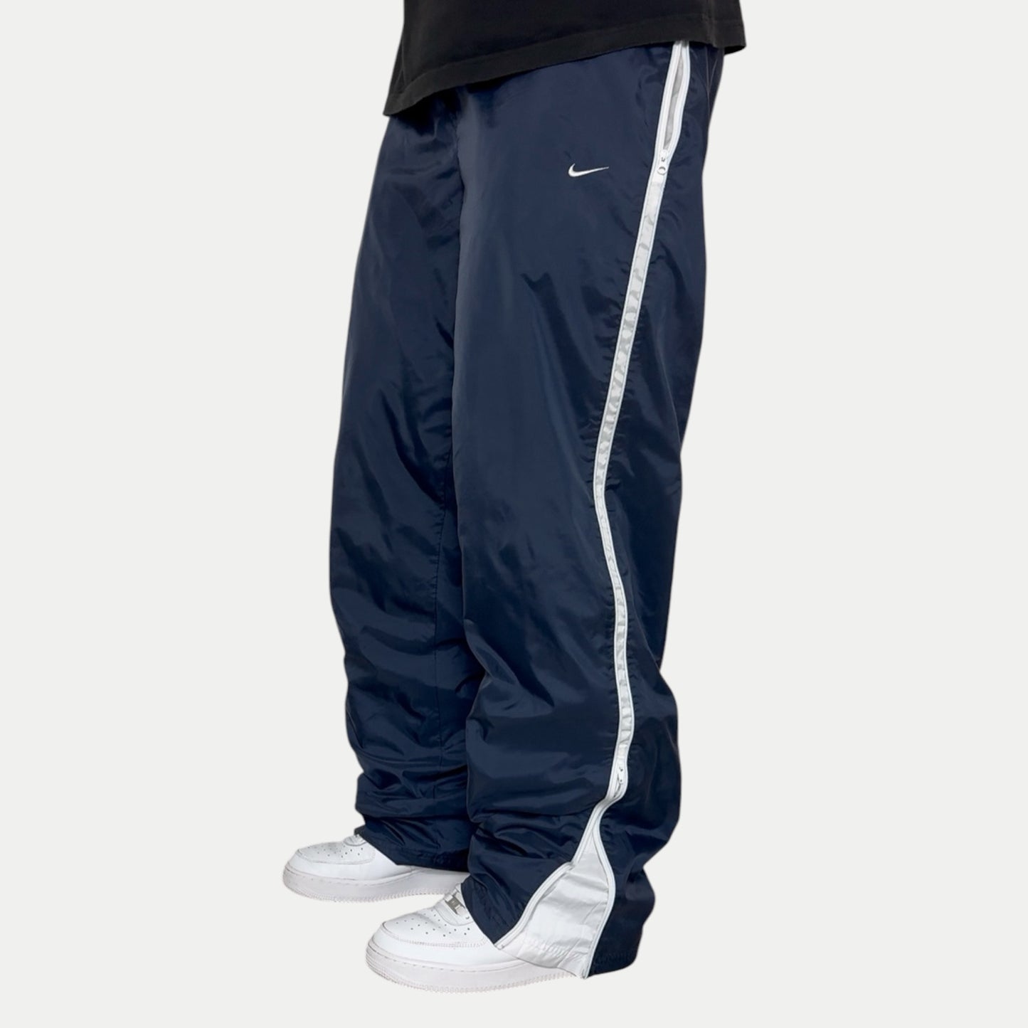 RARE 2000s Nike Trackpants Navy - (L)