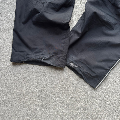 SUPER RARE 2000s Nike Trackpants Black - (L)