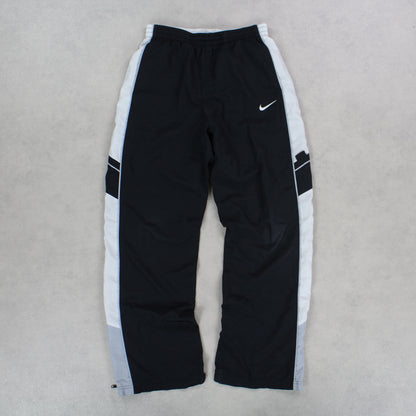 RARE 00s Nike Trackpants Black - (S)