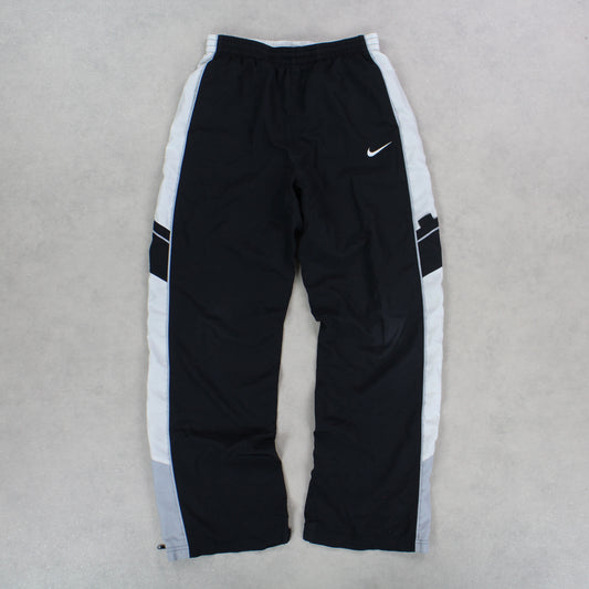 RARE 00s Nike Trackpants Black - (S)