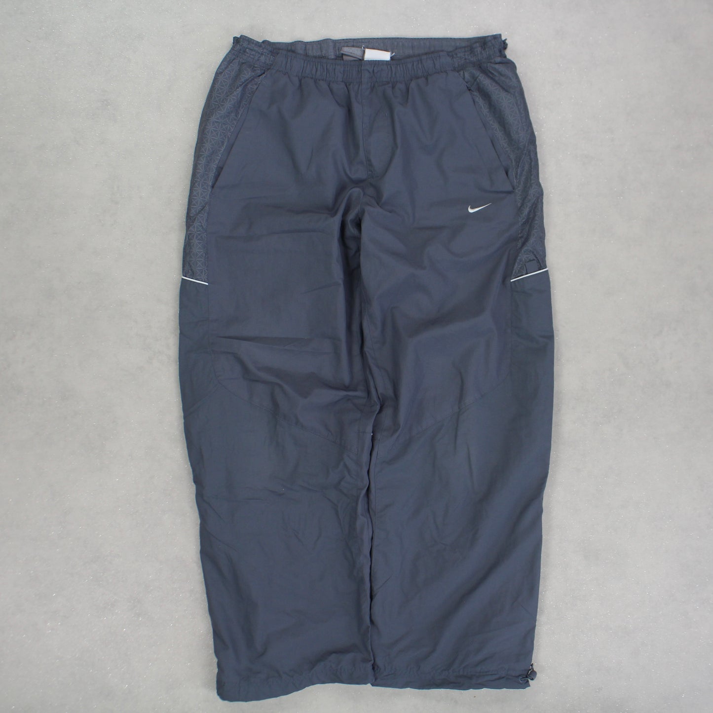 RARE Vintage 00s Nike Trackpants Grey - (L)