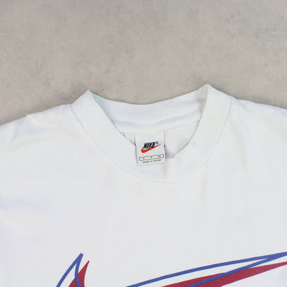 RARE 90s Nike T-Shirt White - (S)