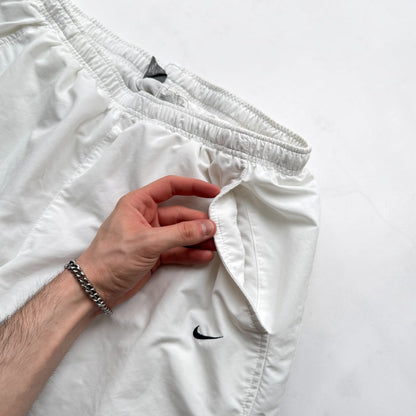 RARE 2000s Nike Trackpants White - (XL)