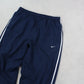 RARE 00s Nike Trackpants Navy - (S)