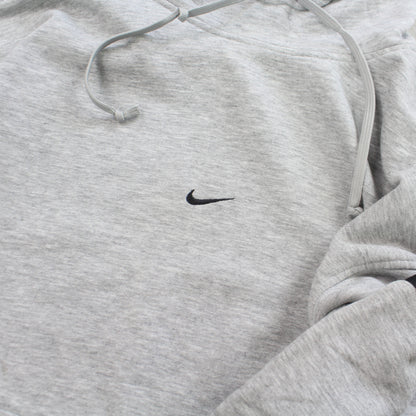 RARE Vintage 00s Nike Swoosh Hoodie Grey - (XL)