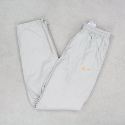 RARE Vintage 1990s Nike Trackpants Grey - (S)