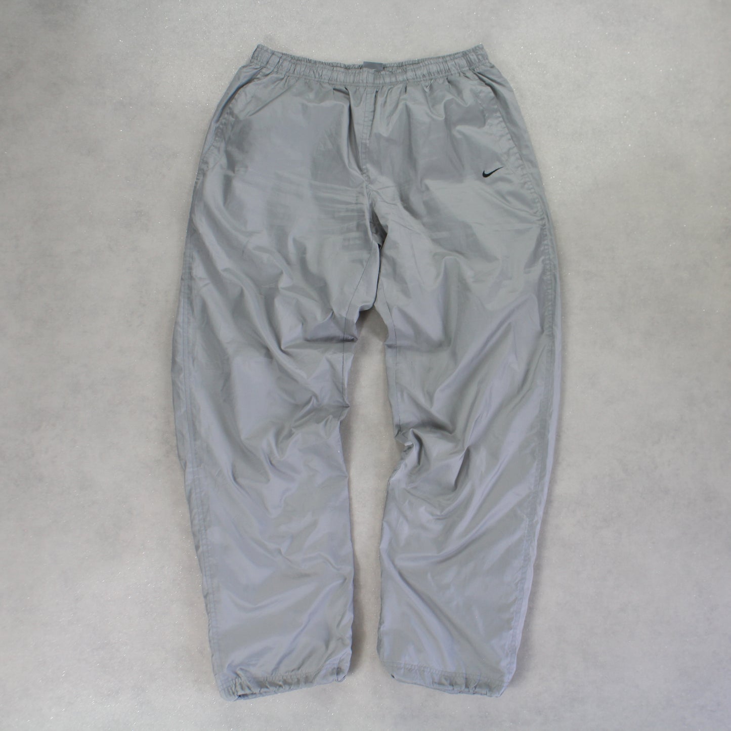 RARE 2000s Nike Trackpants Grey - (L)